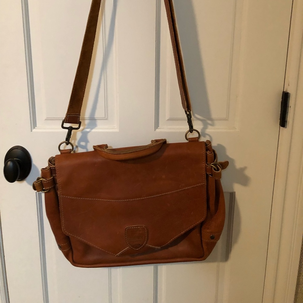 Leather briefcase